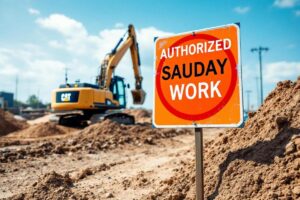 Quels sont les horaires de travaux autorisés le samedi ?
