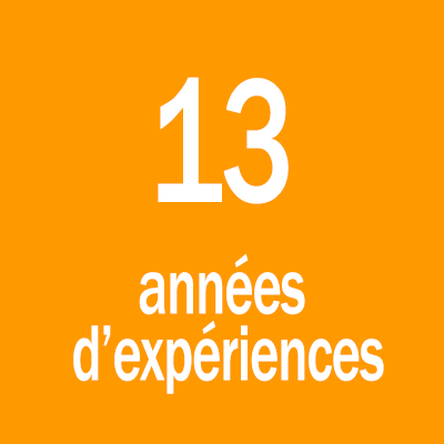 13 années d'expériences